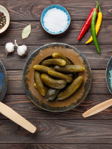 fermented food platter