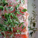 salmon filet on a plate