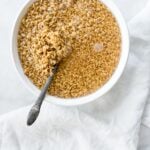 soaked grains