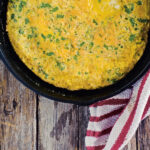 Frittata in a pan