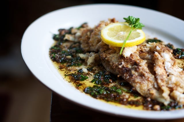 sole meuniere sole meuniere on a platter