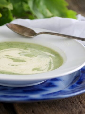 Lovage Soup: one of my favorte soups for spring.