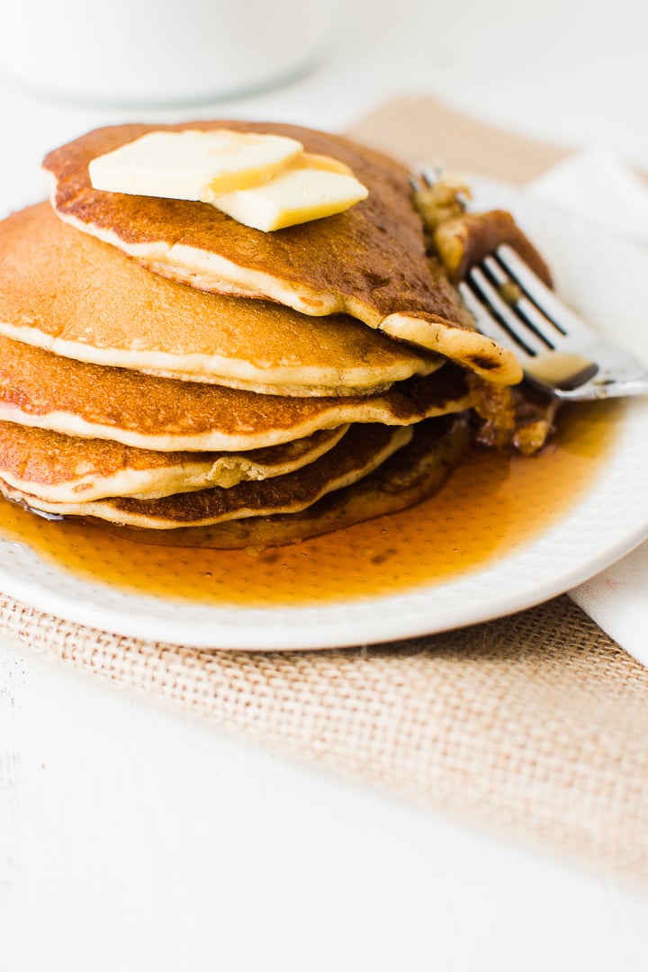 Whole Grain Sourdough Maple Syrup Served with Real Maple Syrup