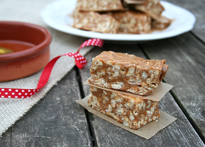turron2 Turron with honey and almonds
