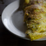 Stinging Nettle and Cheddar Omelet