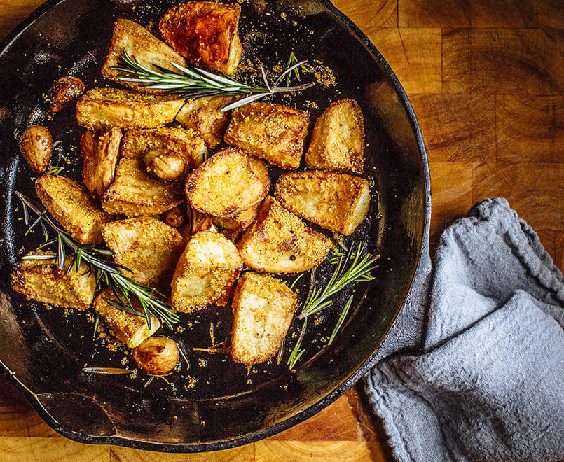 crispy potatoes