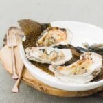 plate of oysters