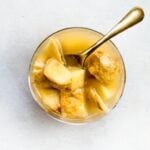 A glass of ginger bug