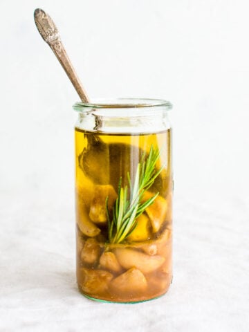 garlic confit with rosemary
