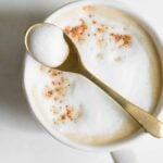 herbal mocha on a white background