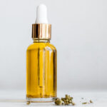CBD oil in a dropper