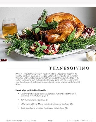 thanksgiving guide screenshot from page 1
